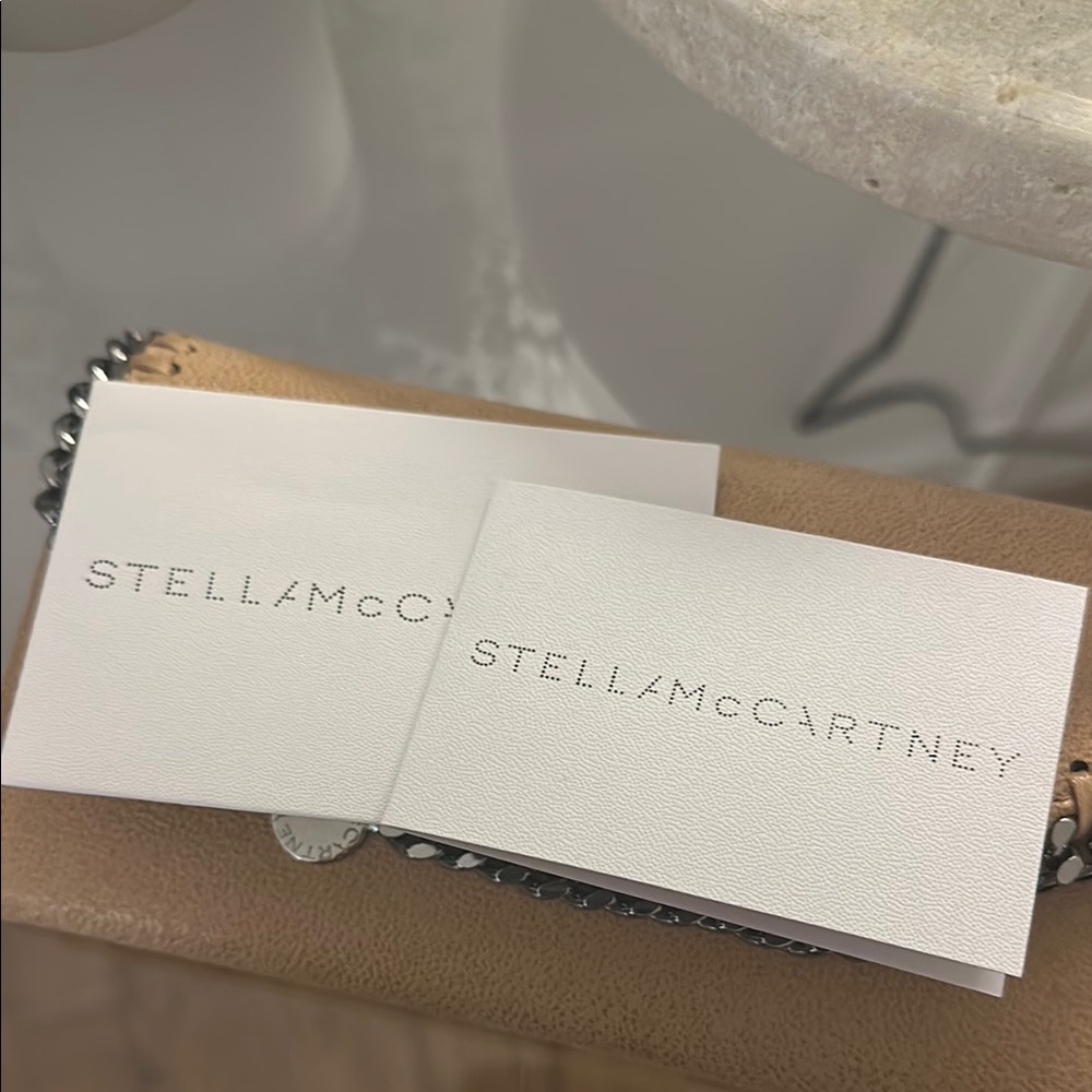 Tan Chain-Embellished Wallet - Picture 5 of 5